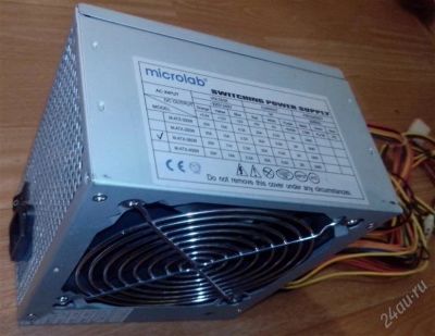 Лот: 2286049. Фото: 1. Microlab M-ATX-360W 120mm FAN... Корпуса, блоки питания