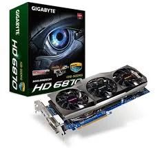 Лот: 4411677. Фото: 1. Gigabyte HD 6870. Видеокарты