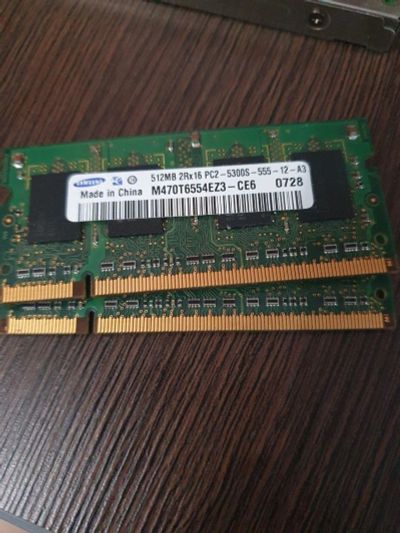 Лот: 16492952. Фото: 1. DDR2 x2 512Mb PC2-5300S-555-12. Оперативная память