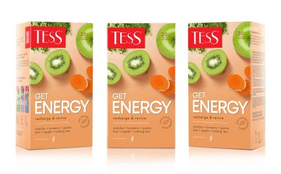 Лот: 17842473. Фото: 1. Чай Tess Get Energy. Чай, кофе, какао