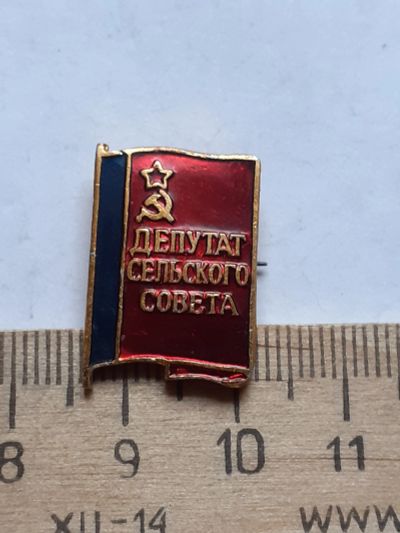 Лот: 18689756. Фото: 1. (№12903) значки, Депутат сельского... Другое (значки, медали, жетоны)