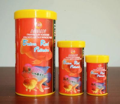 Лот: 17203499. Фото: 1. Корм для рыб AQUAV Extra Red Pellets... Корма
