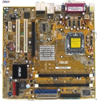 Лот: 142871. Фото: 1. Продам мать ASUS P5LD2-VM SE... Материнские платы