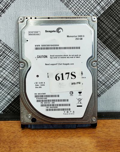 Лот: 19321396. Фото: 1. Жесткий диск SATA-II 2,5 Seagate... Жёсткие диски (HDD)