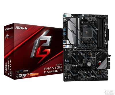 Лот: 15469236. Фото: 1. Материнская плата ASRock X570... Материнские платы