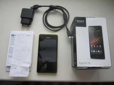 Лот: 10952874. Фото: 1. Смартфон Sony Xperia M .С документами... Смартфоны