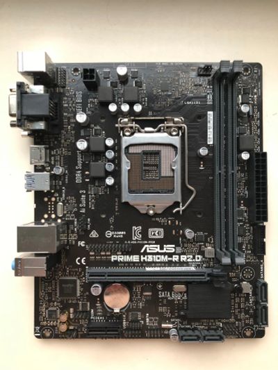 Лот: 25705425. Фото: 1. MB ASUS Prime H310M-R R2.0 (iH310... Материнские платы