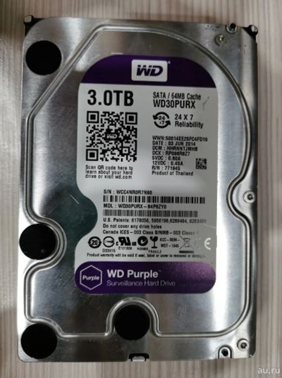 Лот: 16799020. Фото: 1. Винчестер 3Тб. Жёсткие диски (HDD)