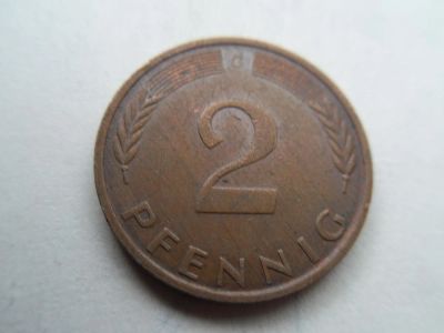 Лот: 10210378. Фото: 1. Германия 2 пфеннига 1972 (G). Германия и Австрия