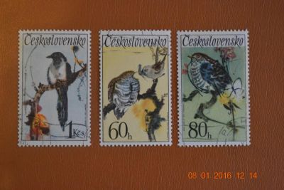 Лот: 6723778. Фото: 1. Марки Чехословакии 1972г. Птицы. Марки