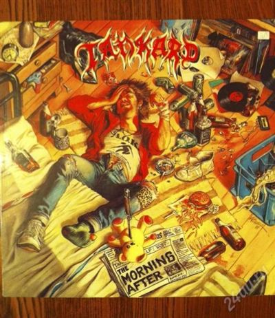 Лот: 868850. Фото: 1. TANKARD "THE MORNING AFTER" LP... Аудиозаписи