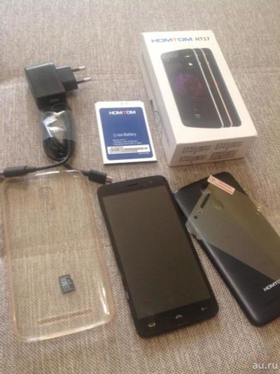 Лот: 8149844. Фото: 1. Homtom ht17 черный. Смартфоны