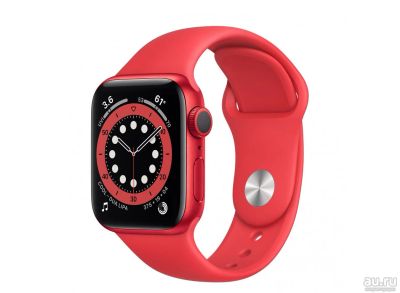 Лот: 16758654. Фото: 1. Apple Watch Series 6 40mm Red. Смарт-часы, фитнес-браслеты, аксессуары