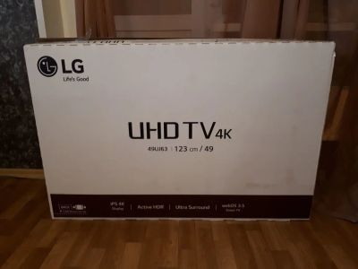 Лот: 10938014. Фото: 1. Новый Smart-Телевизор LG 49uj630v... Телевизоры