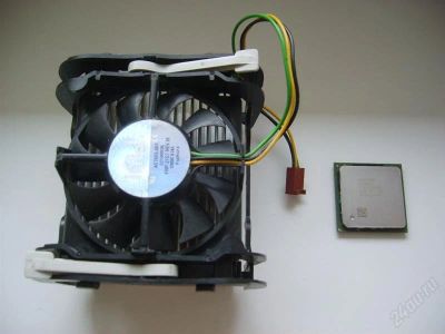 Лот: 2212020. Фото: 1. процессор+кулер (Intel Celeron... Системы охлаждения