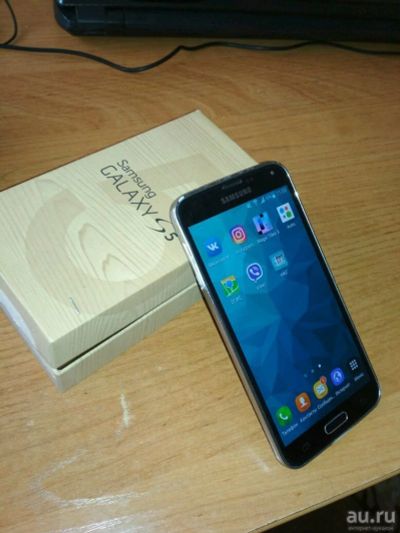 Лот: 10707750. Фото: 1. Samsun Galaxy s5 16gb blue. Смартфоны