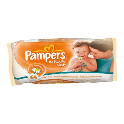 Лот: 14498733. Фото: 1. Салфетки детские увл.Pampers Naturally... Средства личной гигиены 