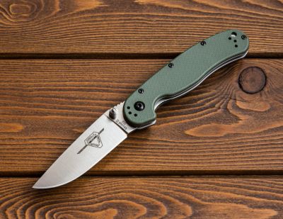 Лот: 11229078. Фото: 1. Нож Ontario RAT model 2 8828 Olive... Ножи, топоры