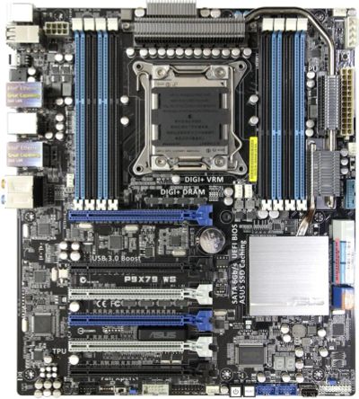 Лот: 3255142. Фото: 1. ASUS P9X79 WS. Материнские платы