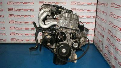 Лот: 15089240. Фото: 1. Двигатель NISSAN QG18DE на SUNNY... Двигатель и элементы двигателя