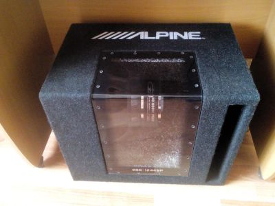 Лот: 6110520. Фото: 1. sdg-1244bp alpine сабвуфер. Сабвуферы