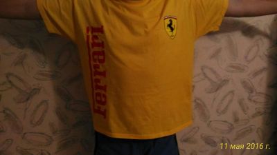 Лот: 7535731. Фото: 1. футболка Ferrari. Футболки, поло