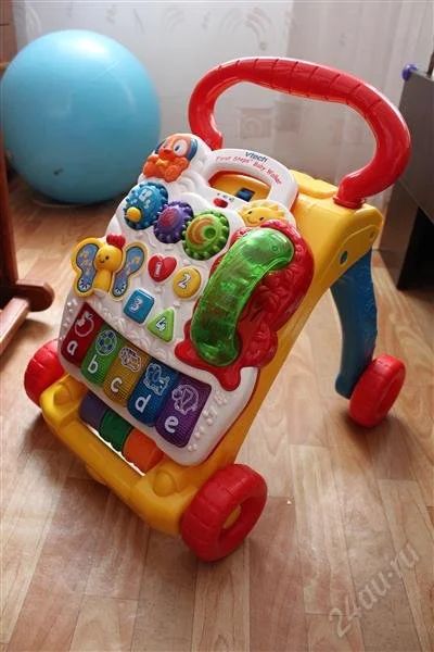 Лот: 2849860. Фото: 1. Каталка Vtech+игровая панель.БРОНЬ... Развивающие