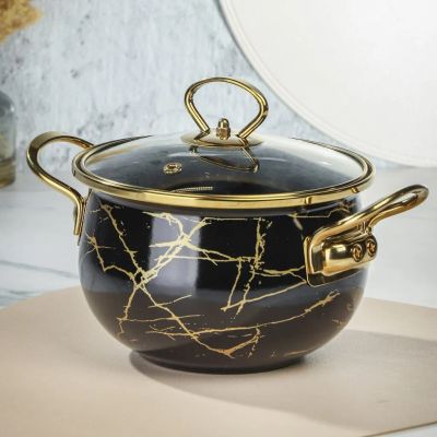 Лот: 24688519. Фото: 1. Кастрюля эмалированная сталь... Кастрюли