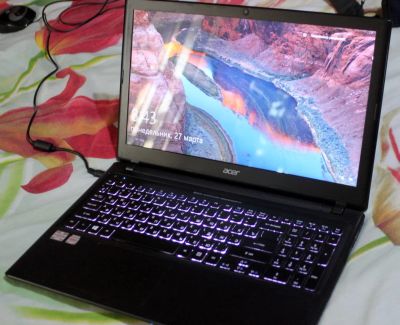 Лот: 12723133. Фото: 1. Мощный 4х ядерный Ультрабук acer... Ноутбуки