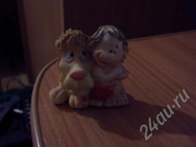 Лот: 200719. Фото: 1. Сувенир. Ангелок со львёнком. Другое (коллекционирование, моделизм)