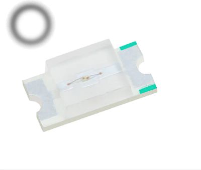 Лот: 17676373. Фото: 1. Светодиод SMD 1206 белый холодный... Светодиоды