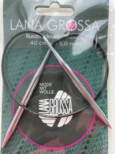 Лот: 23955437. Фото: 1. Круговые спицы Lana Grossa 40... Швейный и вязальный инструмент