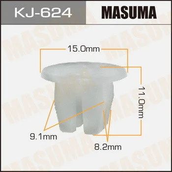 Лот: 11472846. Фото: 1. Клипса крепежная Masuma KJ-624. Кузов