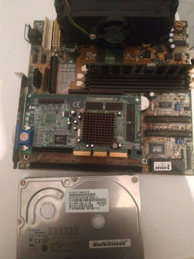 Лот: 17147374. Фото: 1. Р!!!450/Asus P2B-B/256Mb RAM/10Gb... Комплекты запчастей