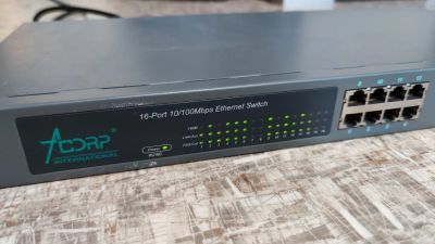 Лот: 20594697. Фото: 1. Коммутатор Acorp HU16D, работоспособность... Коммутаторы