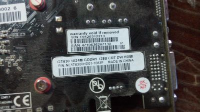 Лот: 5000862. Фото: 1. PCI-E 1024Mb GeForce GT630 Palit... Видеокарты