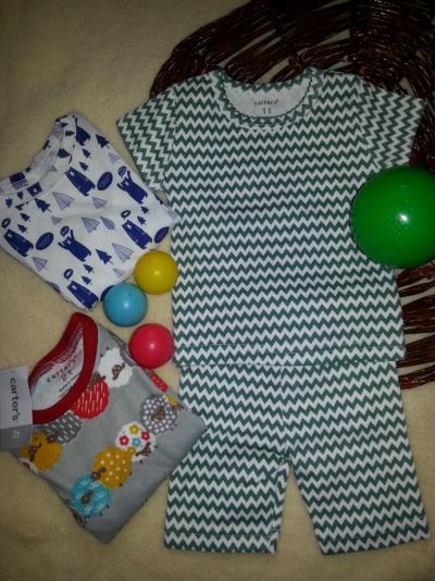 Лот: 8854202. Фото: 1. Carter's футболка+шорты. Костюмы, пиджаки, комбинезоны