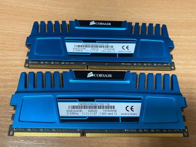 Лот: 17561401. Фото: 1. DDR3 Corsair 8Gb 2*4Gb (2133Mhz... Оперативная память