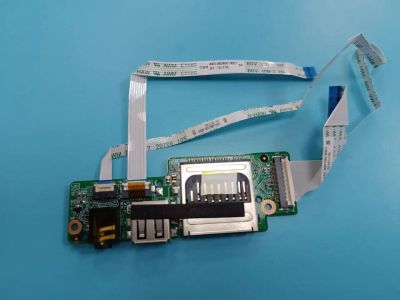 Лот: 23327117. Фото: 1. Б/У плата с разъемами USB, Audio... Платы расширения, контроллеры, доп. порты