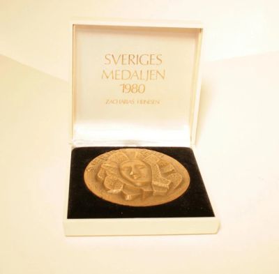 Лот: 7094881. Фото: 1. Швеция 1980 Медаль Sverige D -... Сувенирные