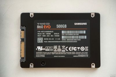 Лот: 16944931. Фото: 1. 500 ГБ SSD-накопитель Samsung... SSD-накопители