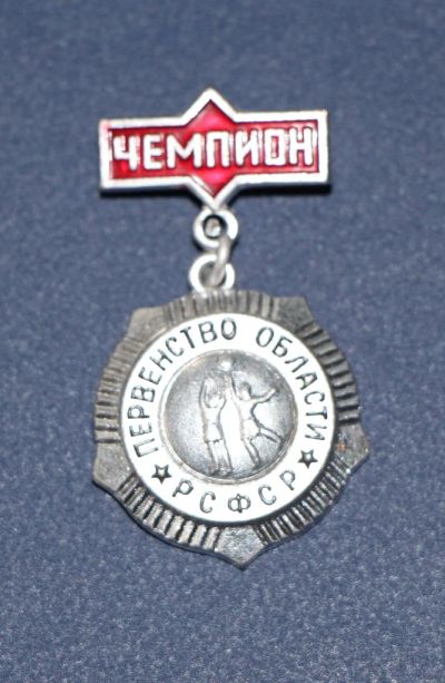 Лот: 3079624. Фото: 1. Первенство области РСФСР. Чемпион... Памятные медали