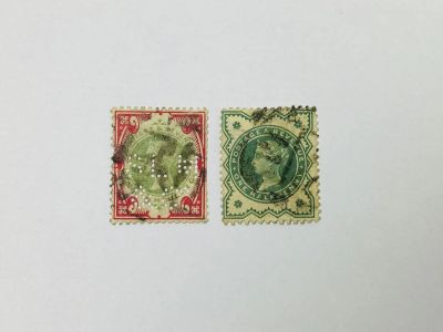 Лот: 23963732. Фото: 1. Королева Виктория. Перфины. Полная... Марки