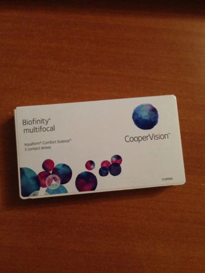 Лот: 8613688. Фото: 1. Biofinity Multifocal, 3 линзы... Контактные линзы