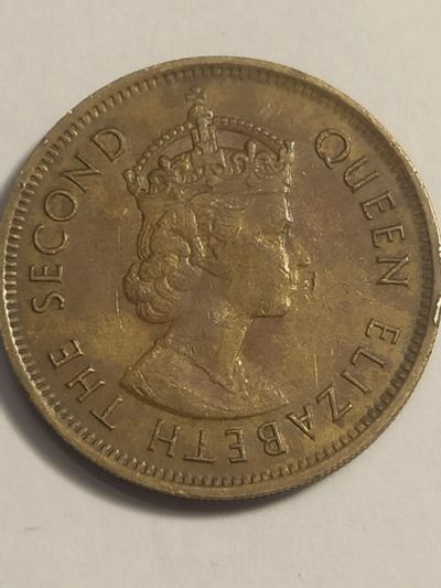 Лот: 25125773. Фото: 1. 10 центов 1964 г. Гонконг. Великобритания и острова