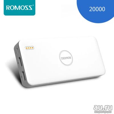 Лот: 10725609. Фото: 1. Power Bank Romoss Polymos 20 емкость... Внешние, портативные аккумуляторы для смартфонов (Power bank)
