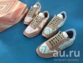 Лот: 9193262. Фото: 1. Кроссовки Valentino кожа 36. Кеды, кроссовки, слипоны