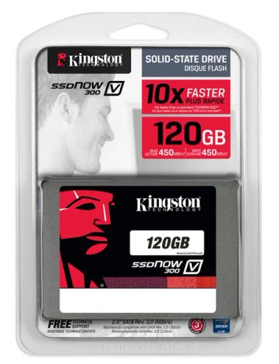 Лот: 7733471. Фото: 1. Диск SSD 120Gb Kingston SV300... SSD-накопители