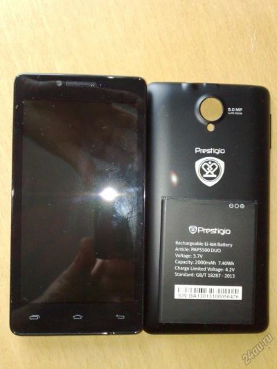 Лот: 6738181. Фото: 1. Prestigio MultiPhone PAP5500 DUO... Смартфоны