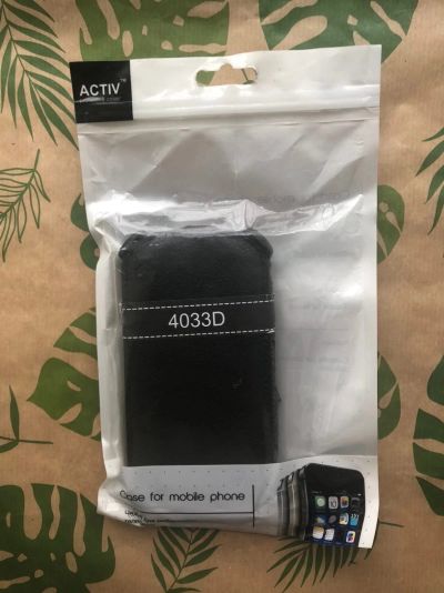 Лот: 16774047. Фото: 1. Чехол Alcatel 4033D(black,white... Другое (сувениры, подарки)
